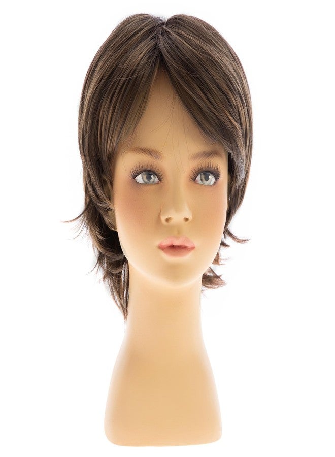 Dsimeig Brown Kids Wig Short Wavy Child Synthetic Boys Cosplay Halloween Costume Party Use - Image 2